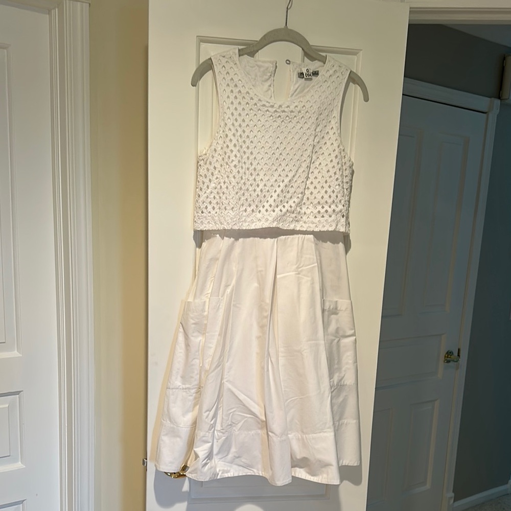 White Sleeveless Dress